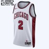 Canotte Bambino Chicago Bulls Lonzo Ball 2 Nike 2022-23 City Edition Bianco Swingman